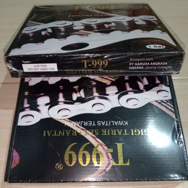 GEAR SET GIR PAKET JUPITER T999 15T/36T 428H-104
