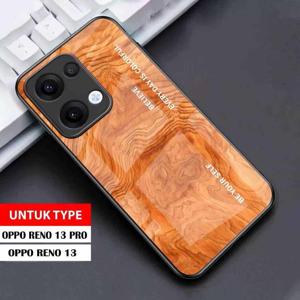 Softcase Glass Glossy For Oppo Reno 13/ Oppo Reno 13 Pro - Casing Hp Oppo Reno 13/Reno 13 Pro - N21