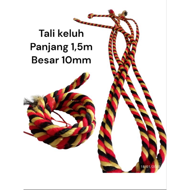 tali keluh, tali tongar, tali hidung sapi panjang 1,5m besar 10mm