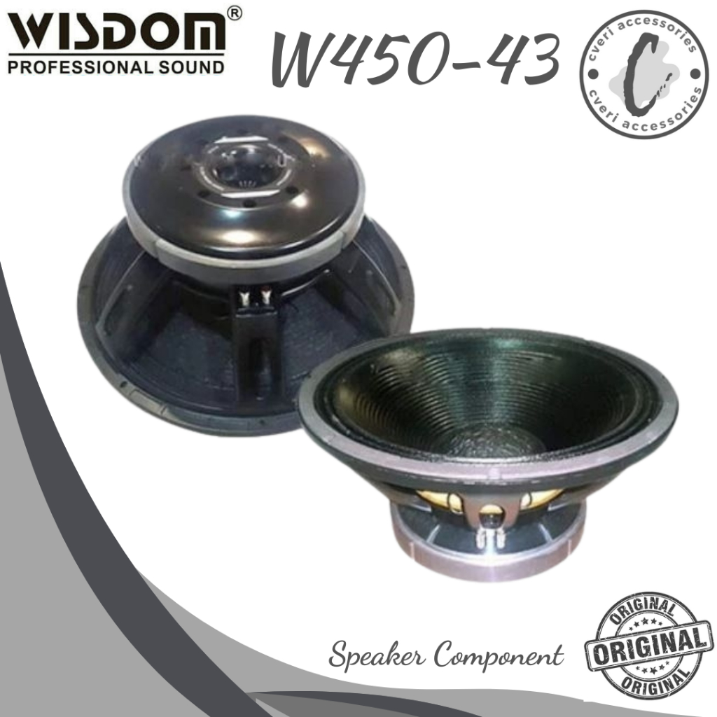 Wisdom W45043 Speaker Component Original Wisdom W450-43