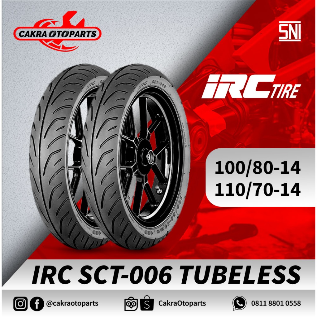 Ban Depan Motor Honda Vario 160, PCX 160 || Ban IRC SCT-006