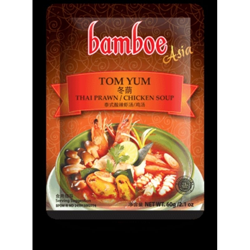 

Bamboe Tom Yum Prawn Chicken Soup