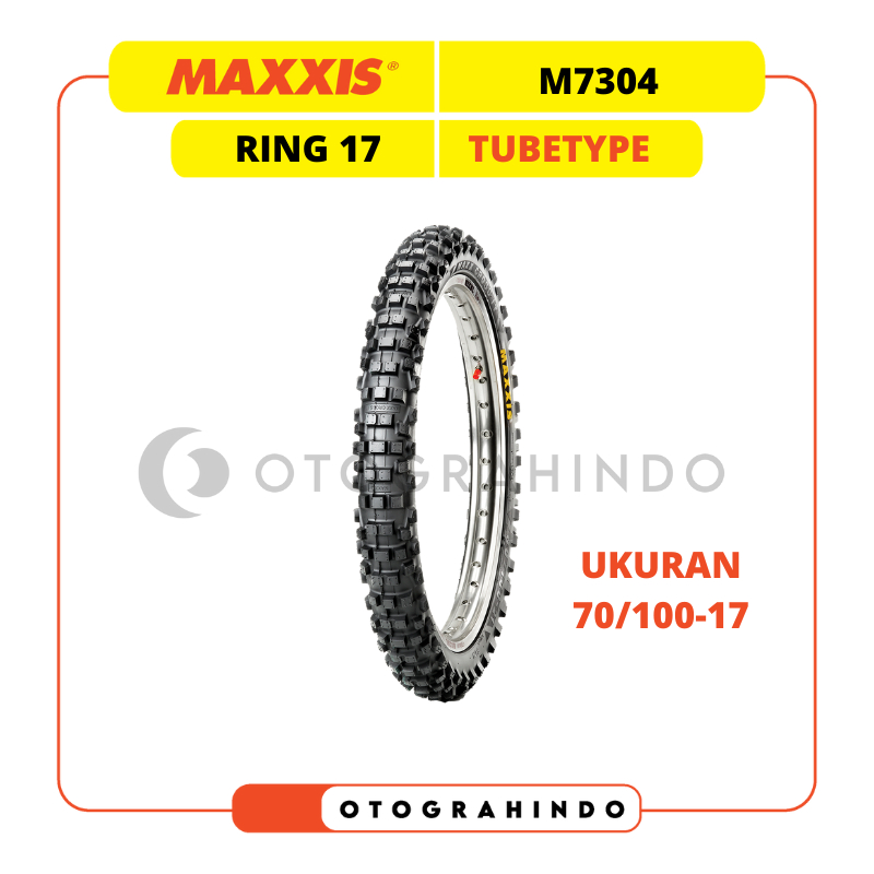 SALE BAN MOTOR TRAIL MAXXIS M7304 RING 17 UKURAN 70/100-17 TUBETYPE MAXXCROSS IT TRAIL IMPORT