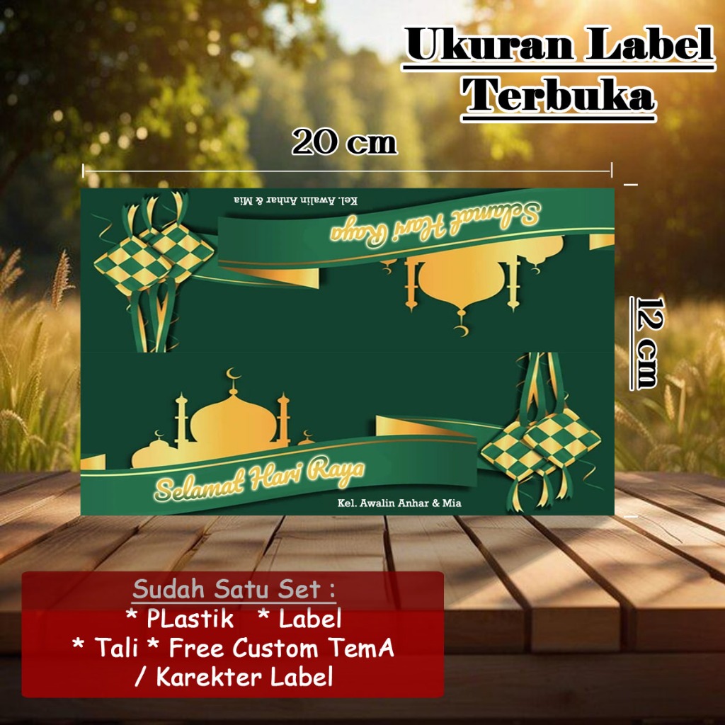 

COD Tas Snack Hari Raya 20x35cm(TL012) - Hampers Hari Raya Iedul Fitri Souvenir Idul Fitri Tas Kado / Hadiah Pesta ULTAH Tas Snack Ulang Tahun Murah Tas GoodieBag Tas Plastik Free Foto