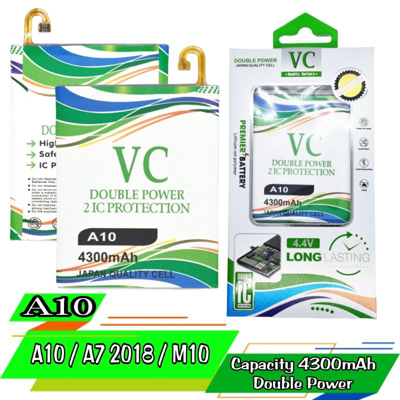 Baterai VC DOUBLE POWER A10 A7 2018 M10 EB-BA750ABU battery batre