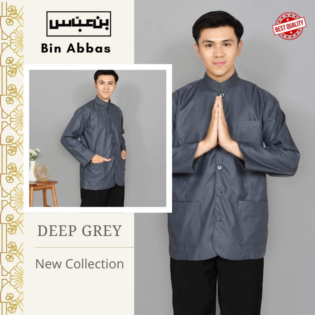 Baju/kemeja Koko Yamani Habaib/hadramaut bin abbas jumbo Abu Tua
