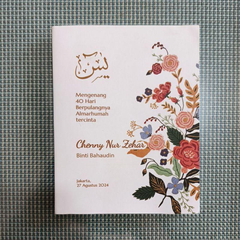 Cetak Yasin Murah  Soft Cover