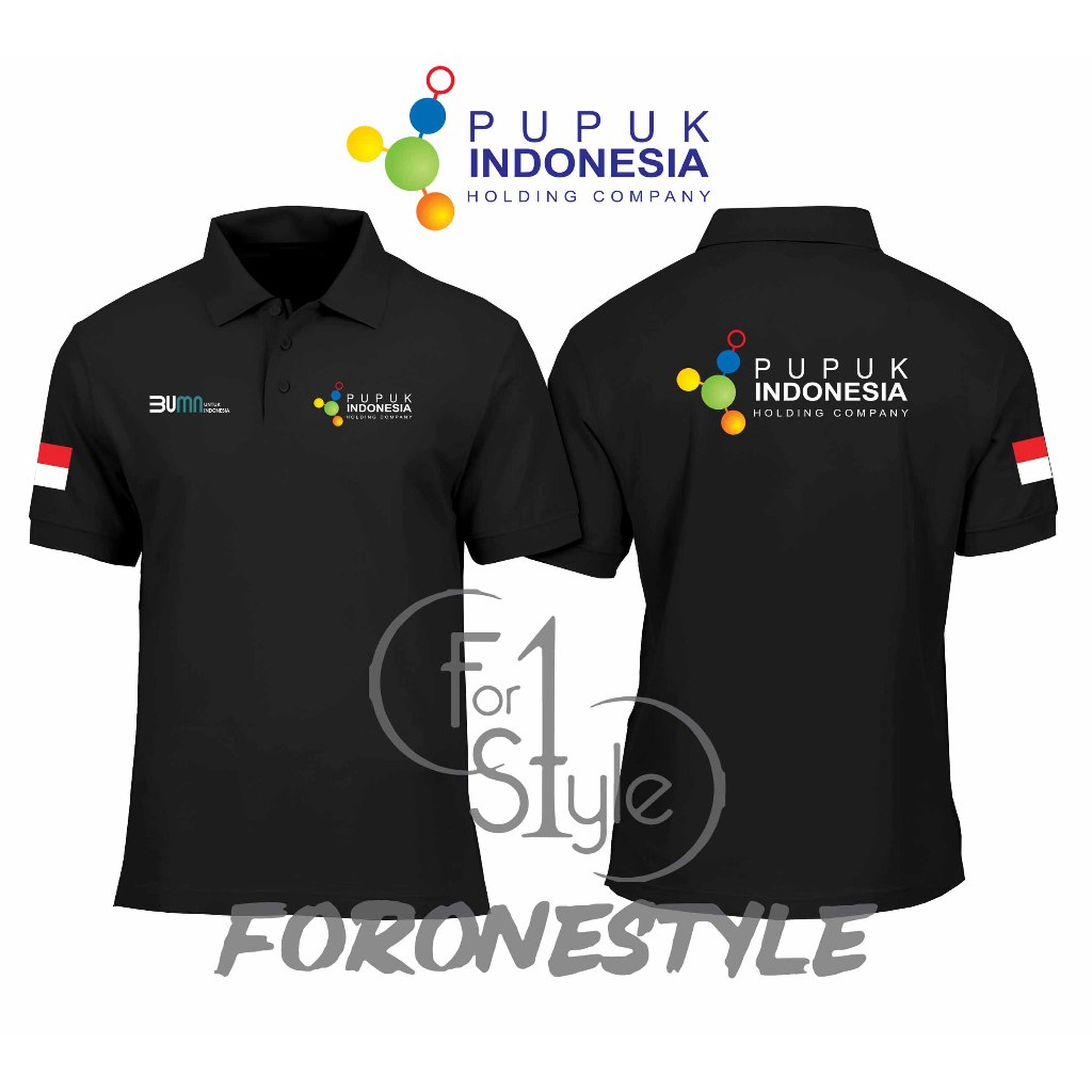 POLOSHIRT BERKERAH PUPUK INDONESIA - POLO PUPUK INDONESIA - KAOS BERKERAH PUPUK INDONESIA
