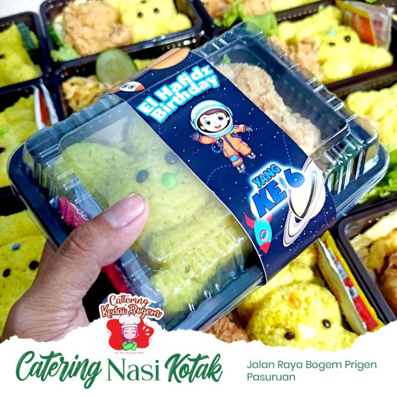 

Nasi Kuning free sticker. Praktis Cocok untuk acara Ultah dan Tasyakuran. Harga Murah, rasa nikmat. Bisa request sambal atau saos.