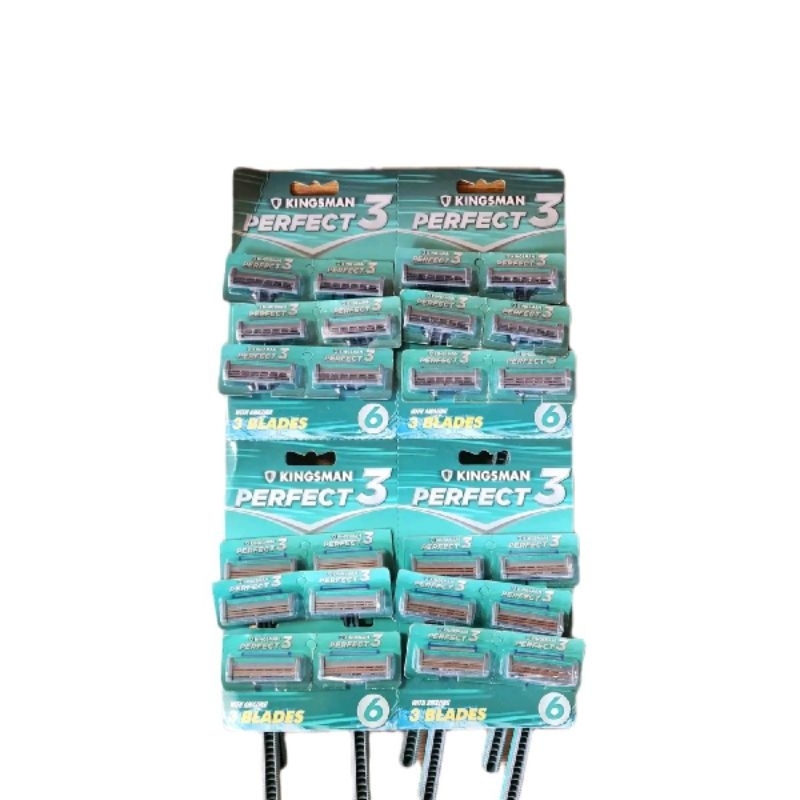 24/12PCS  Alat Cukur Jenggot 3 mata pisau, Alat Cukur Rambut Bulu ketiak , Bulu Kaki bulu tangan dan
