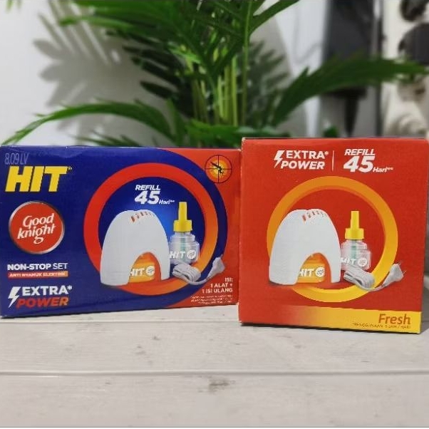 HIT Obat Nyamuk Elektrik + Refill - Hit Goodknight Non Stop
