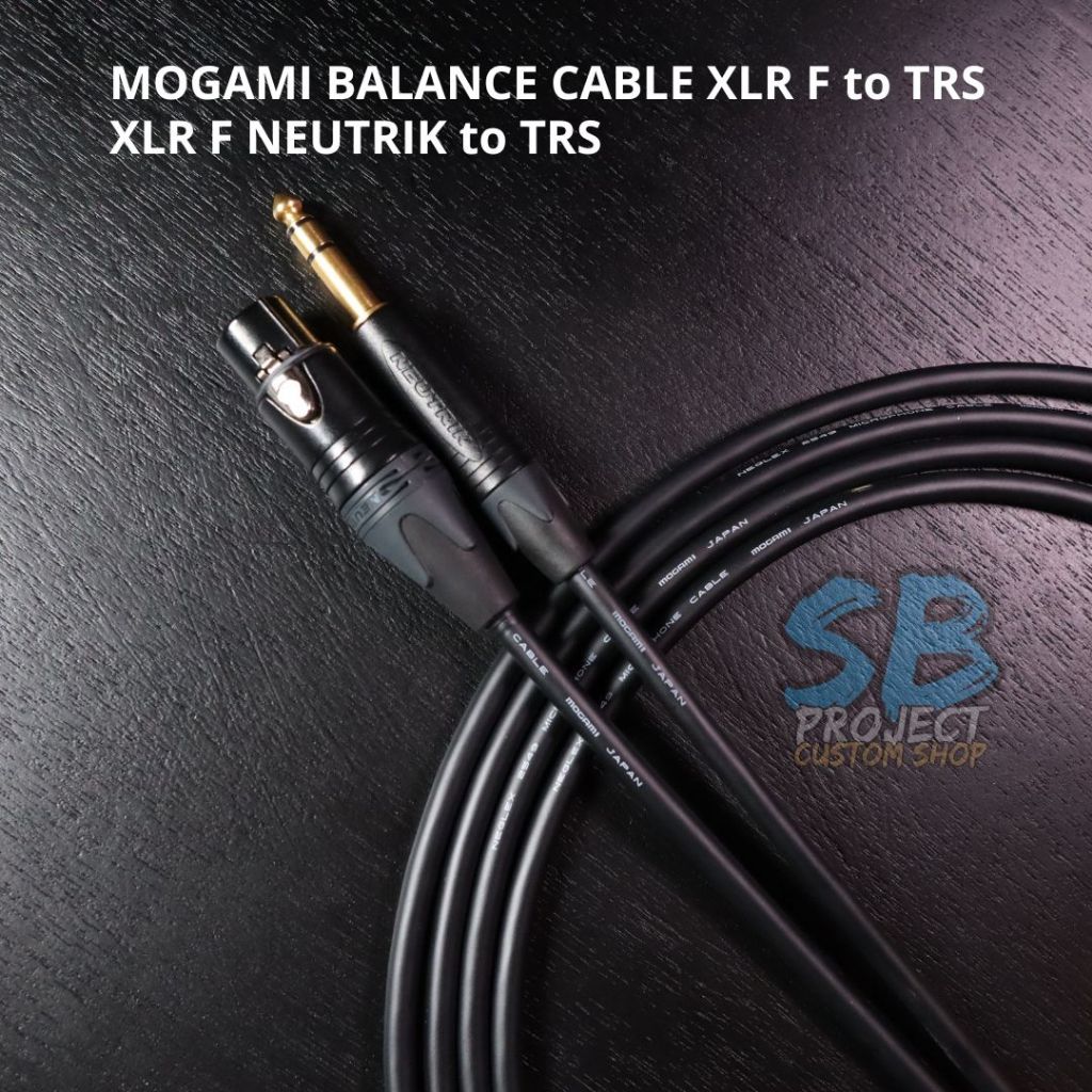 MOGAMI GOLD BALANCE XLR F TO TRS