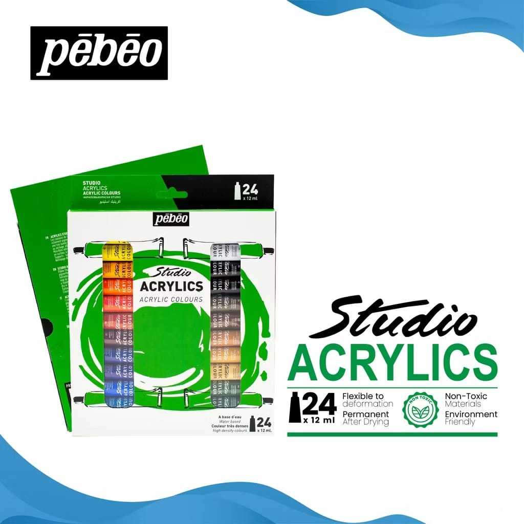

Gramedia Tunjungan : Pebeo Studio Acrylic set 24x12ml