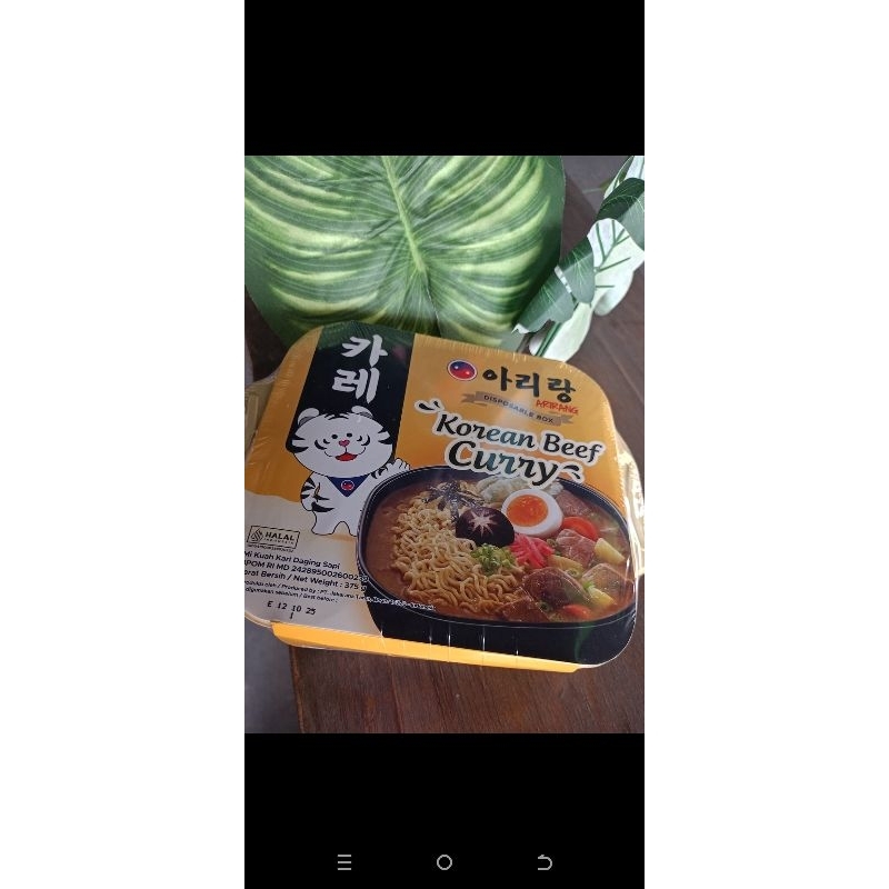 

Arirang Disposable Box Beef Korean Curry