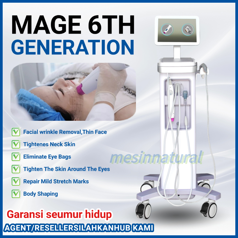 7d hifu 2in1 Facial Lifting Hifu Thermage 2in1 ultrasound wajah alat hifu v shape alat clinic kecant