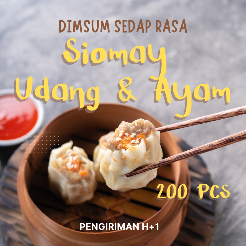 

Dimsum Sedap Rasa Siomay Udang & Ayam Pengiriman H+1 200 Pcs