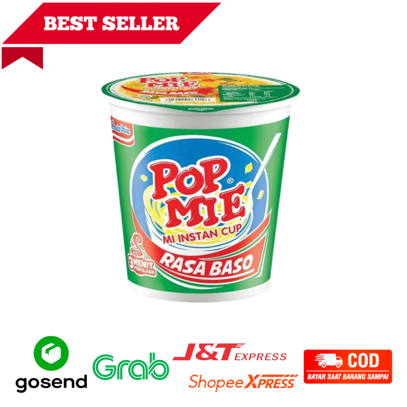 

Pop Mie Mi Instan Cup Rasa Bakso Fresh 1pcs Freshmart Go