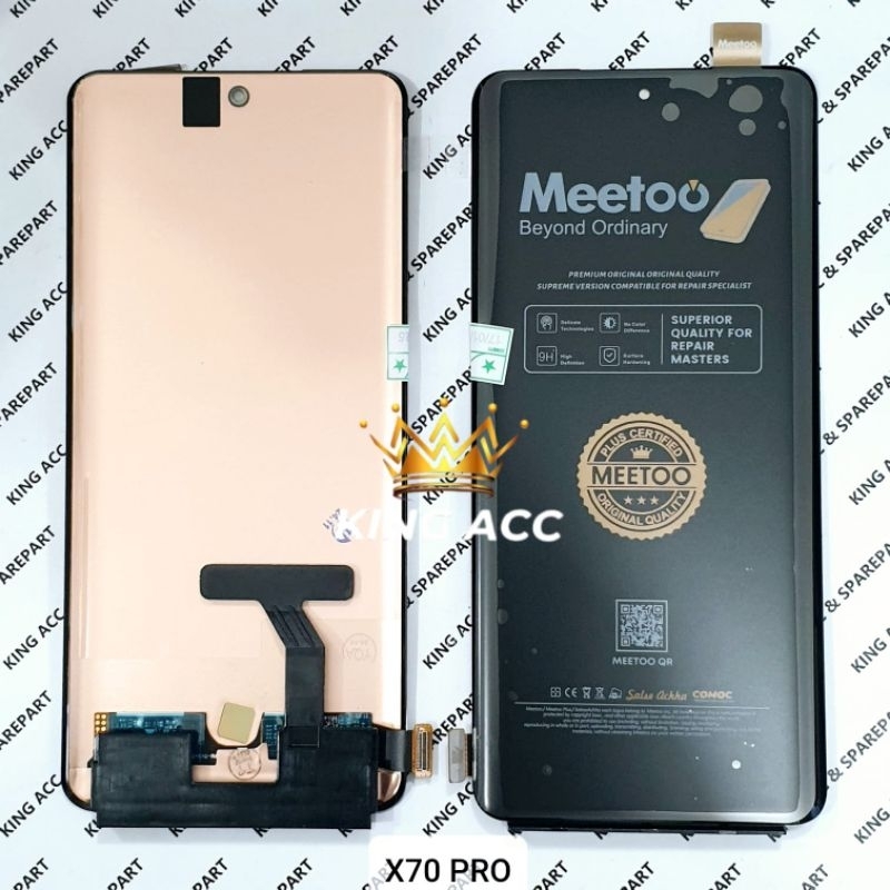 LCD TOUCHSCREEN VIVO X70 PRO BLACK ORIGINAL OLED