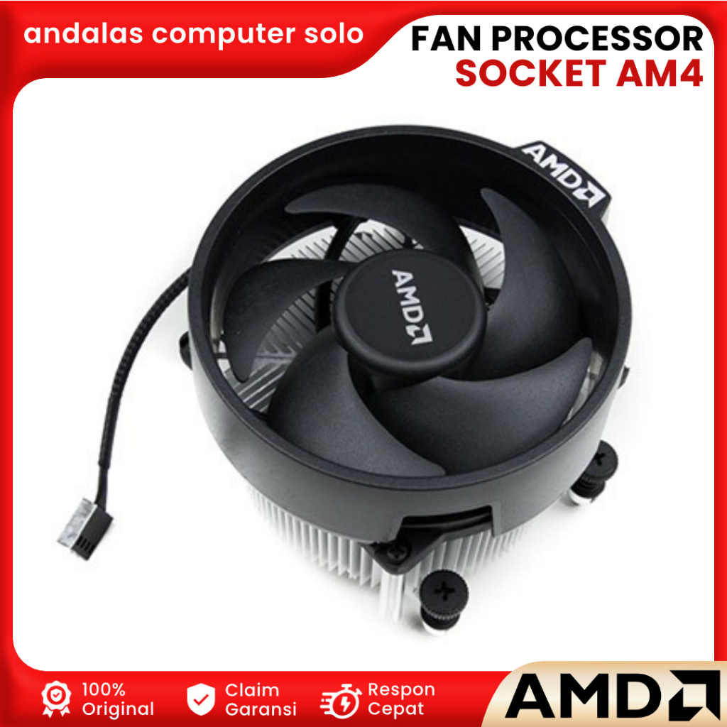 FAN PROCESSOR AMD WRAITH STEALTH COOLER SOCKET AM4 CPU COOLER FAN HEATSINK ORIGINAL AMD