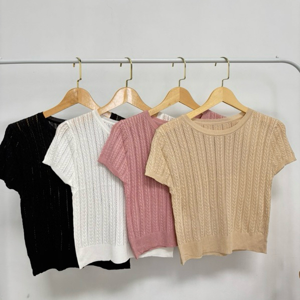 LA VENTURA 6A02 kaos rajut knit wanita
