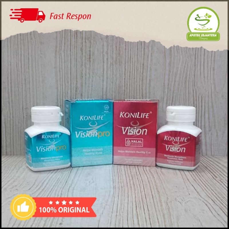 [30 kapsul] Vision & Vision Pro Konilife | all varian | vitamin mata | mencegah katarak