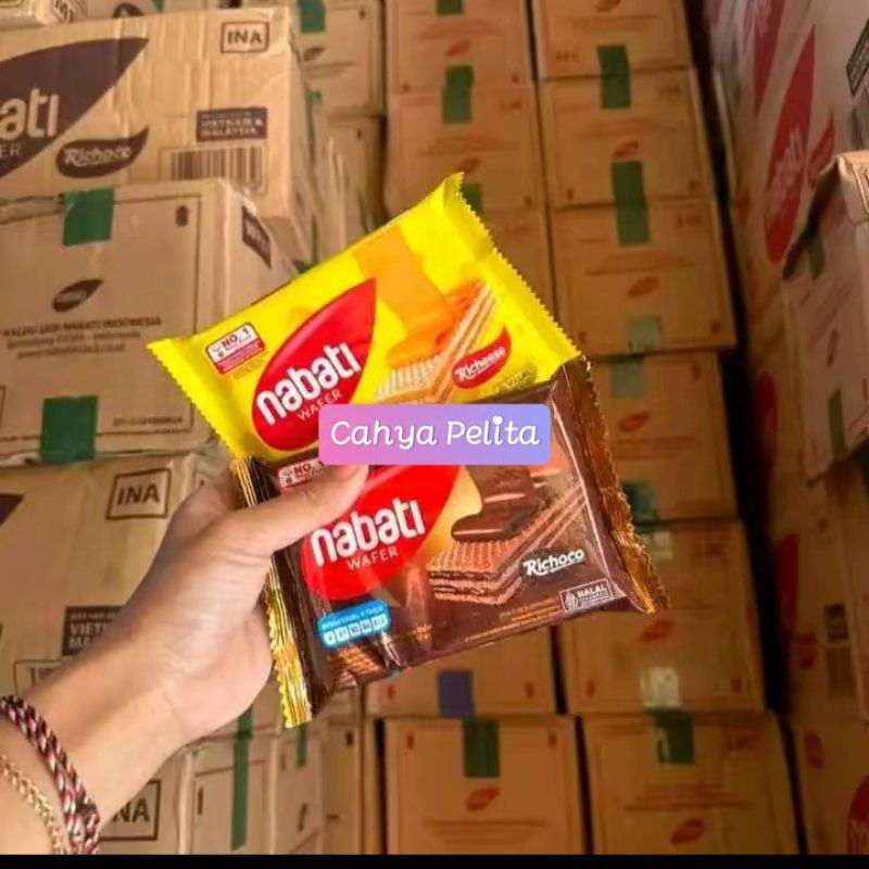 

Wafer Nabati Isi 20 pcs Coklat & Keju Kemasan 2.000