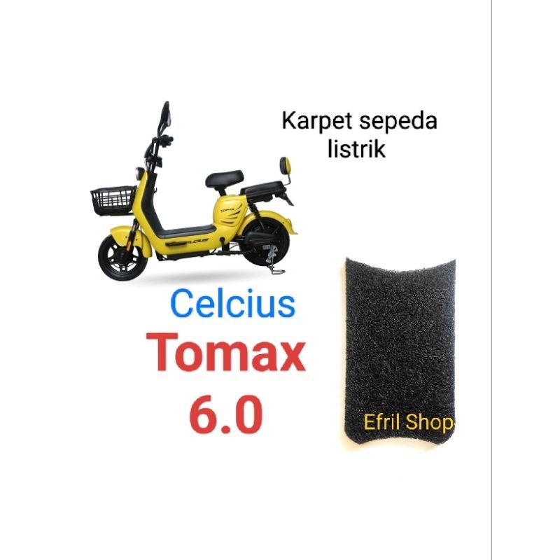 Karpet sepeda listrik Celcius Tomax 6.0