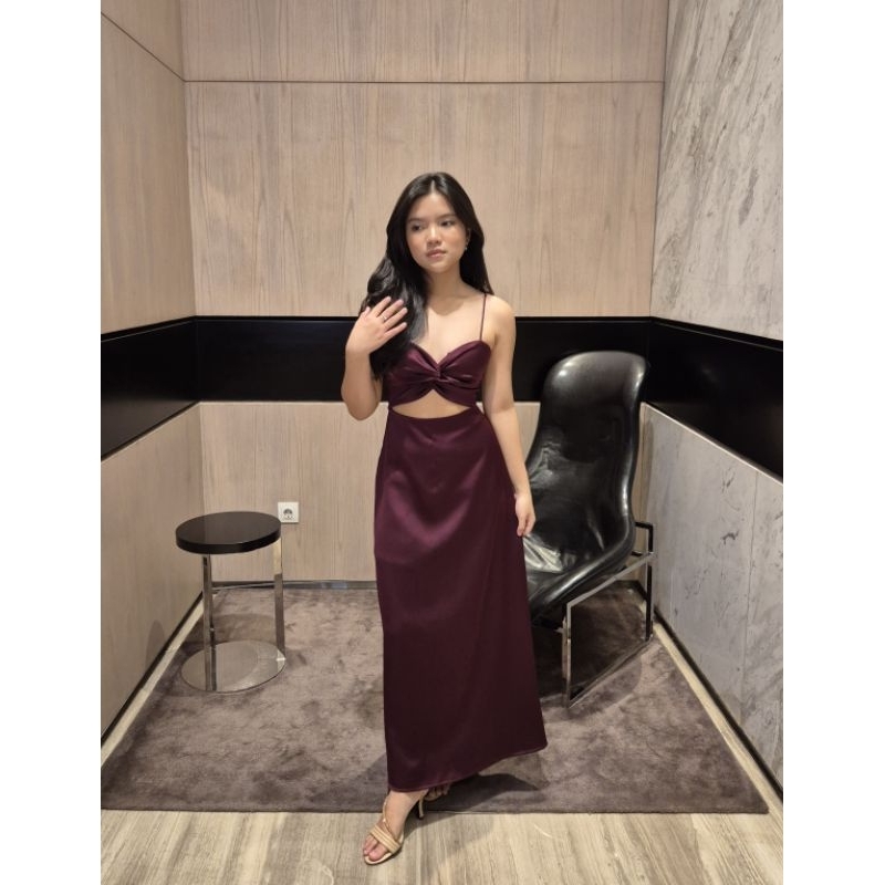 Lyla Twist Dress | Dress Pesta / Party Dress / Dress Pantai / BraidsMaid Dress / Evening Dress / Cra