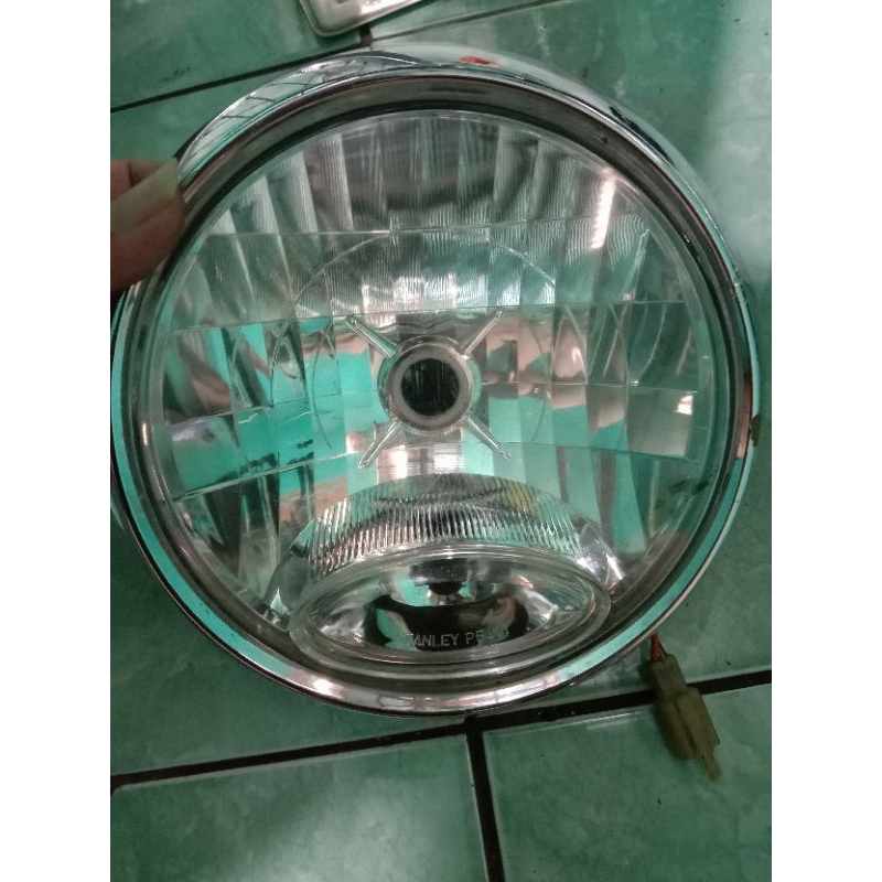 Lampu depan Reflektor RX King peredam set breket ori copotan