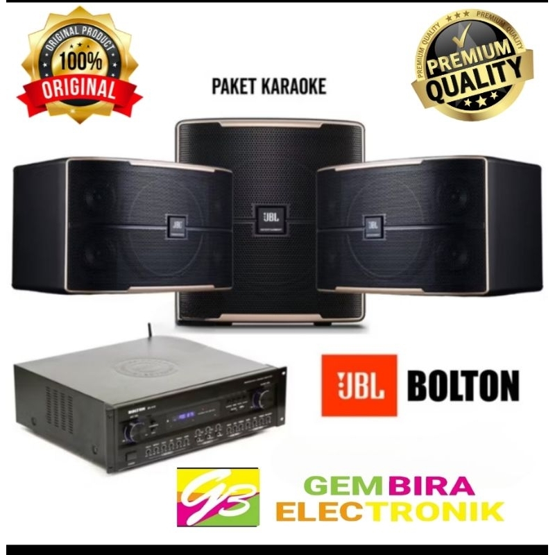 Paket Karaoke JBL Pasion 10 Pasion 12 Bolton BK-810