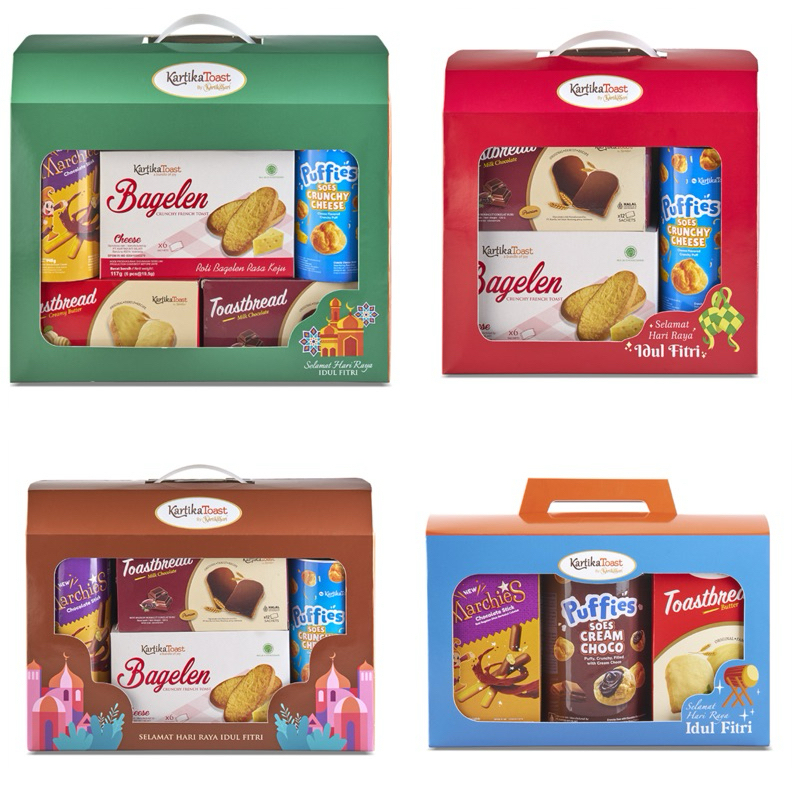 

Kartika Toast Hampers Kue Kering, Stok Ready Hampers Idul fitri