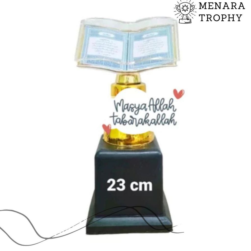 Piala Buku Piala Al Quran 23 cm