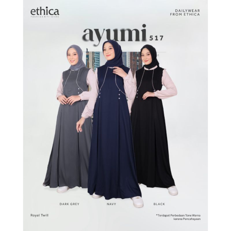 Ethica Ayumi 517 | Gamis Ethica Ayumi Terbaru
