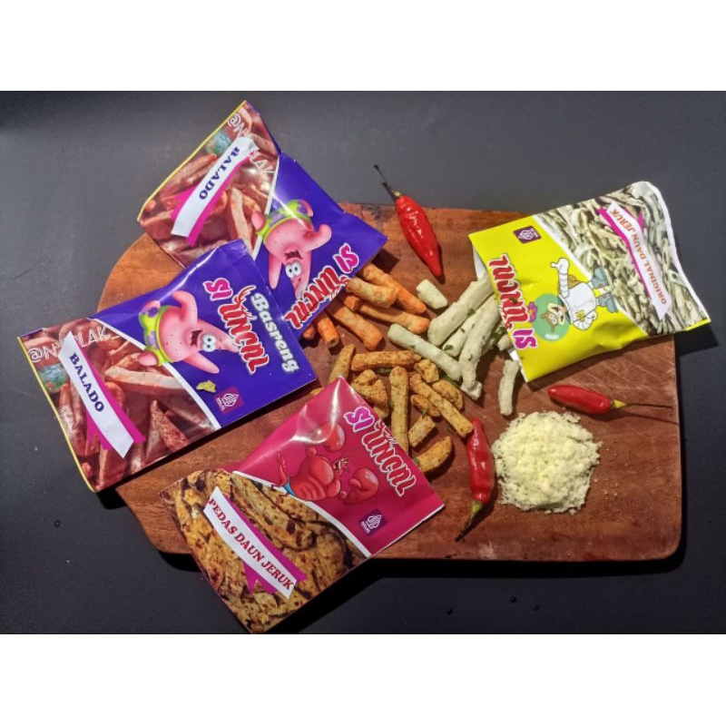 

Basreng kemasan karakter 1 pack