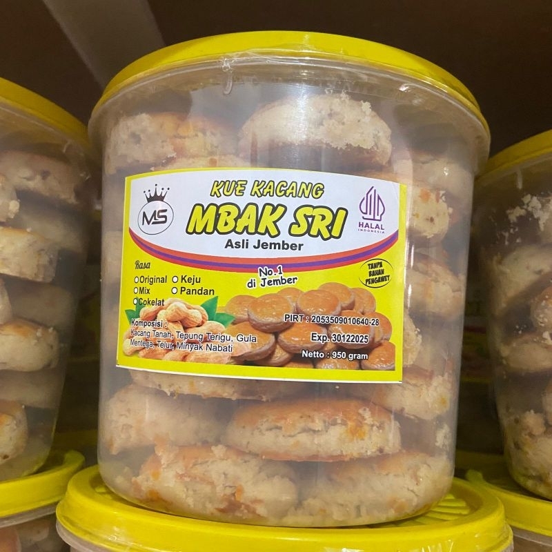 

Kue Kacang Mbak Sri Jember 950 Gram