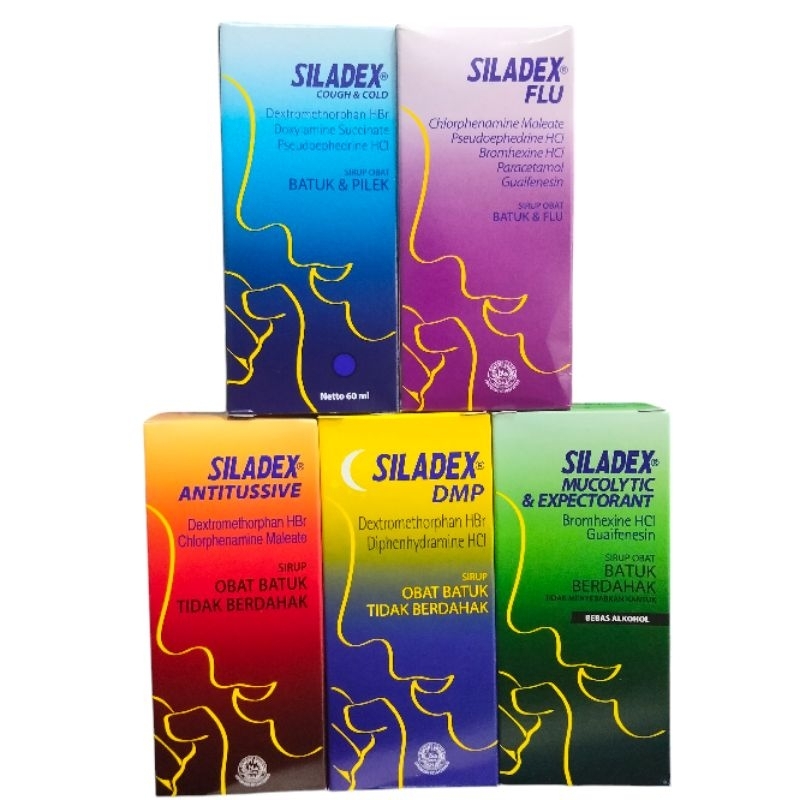 SILADEX ANTITUSSIVE/ SILADEX COUGH & COLD/SILADEX DMP /SILADEX MUCOLYTIC & EXPECTORANT