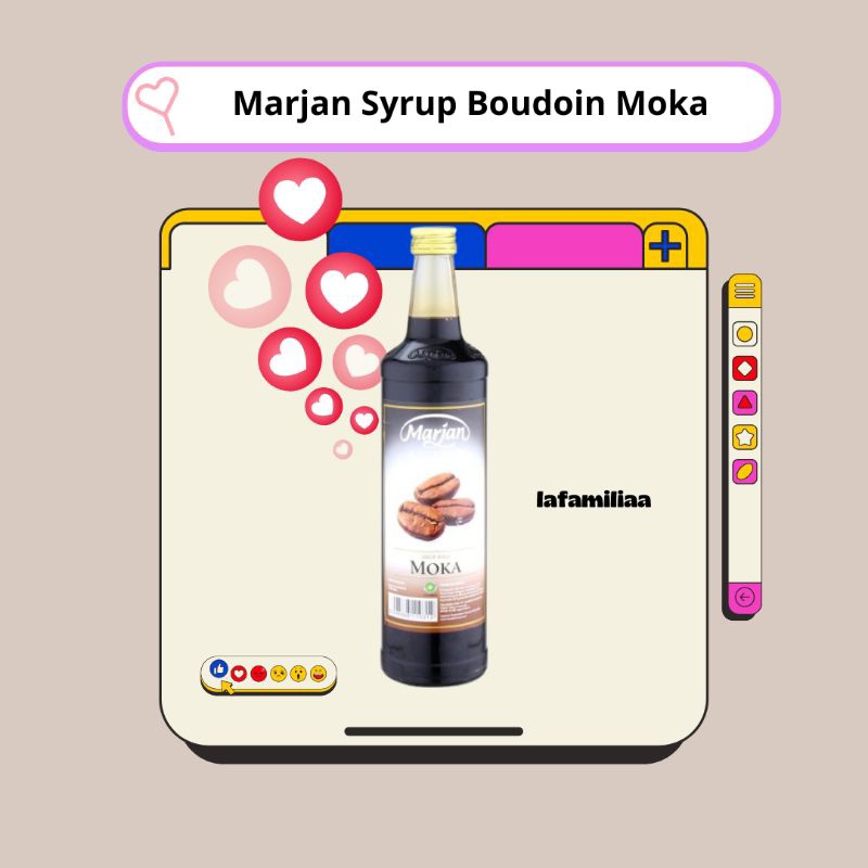 

Marjan Syrup Boudoin Moka 460ml