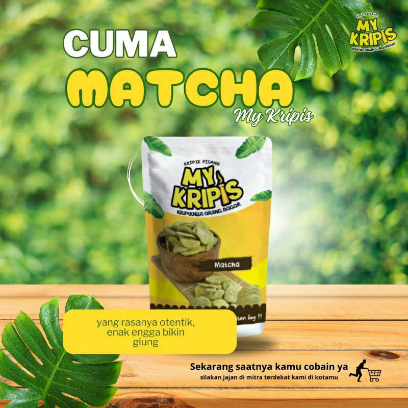 

my kripis keripik pisang rasa matcha