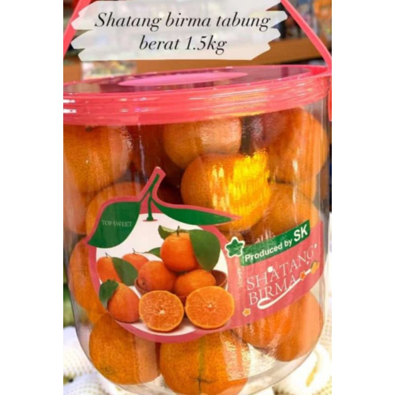 

Jeruk Shatang Birma Tabung 1.5Kg / Hampers Imlek / Sincia / Parcel CNY