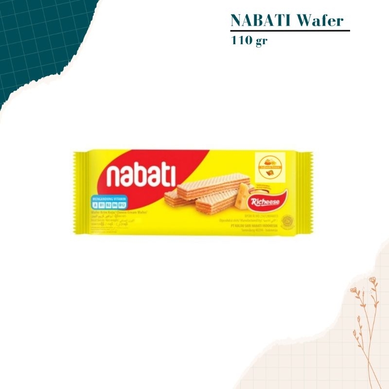 

NABATI Wafer Richeese Keju 110gr