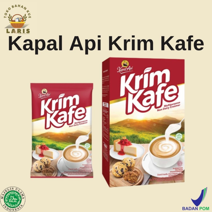 

KRIM KAFE MULTIPURPOSE NON DAIRY CREAMER KEMASAN SACHET 100 GRAM