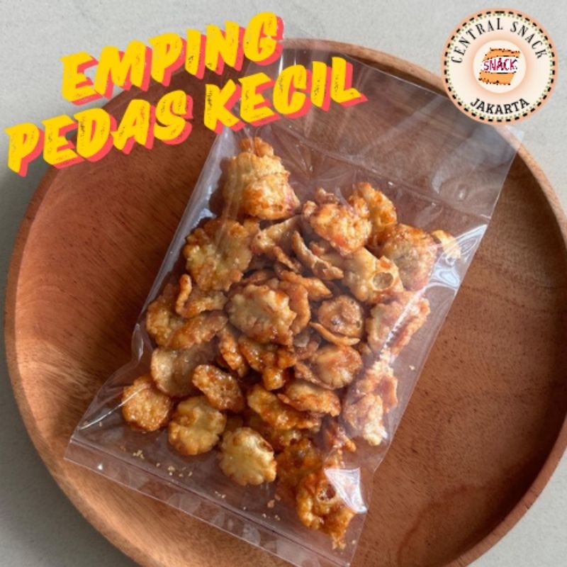 

[Ready Stock] Emping Pedas Kecil premium 80 gr snack cemilan jajanan murah