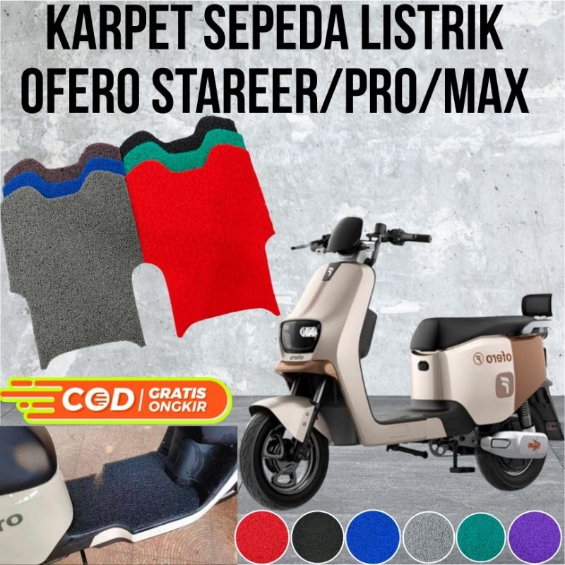 Karpet Sepeda Listrik Ofero Stareer/Stareer PRO/Stareer MAX