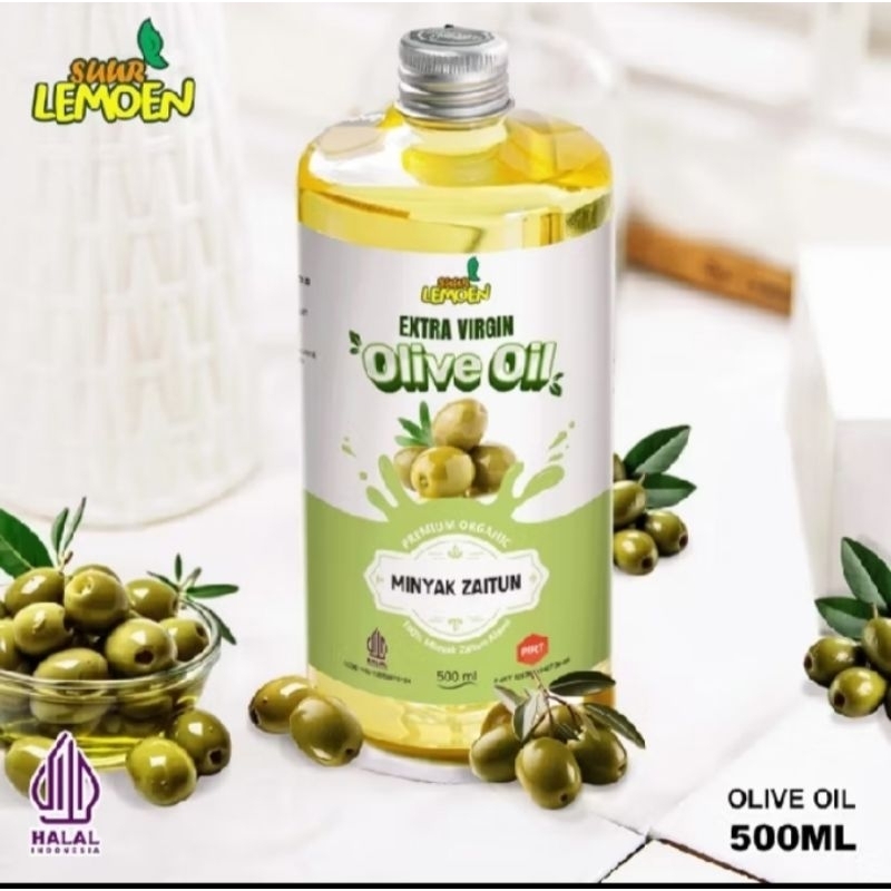 

MINYAK ZAITUN EVOO VIRGIN OLIVE OIL 100% || EXTRA VIRGIN OLIVE OIL || KEMASAN 500 ML