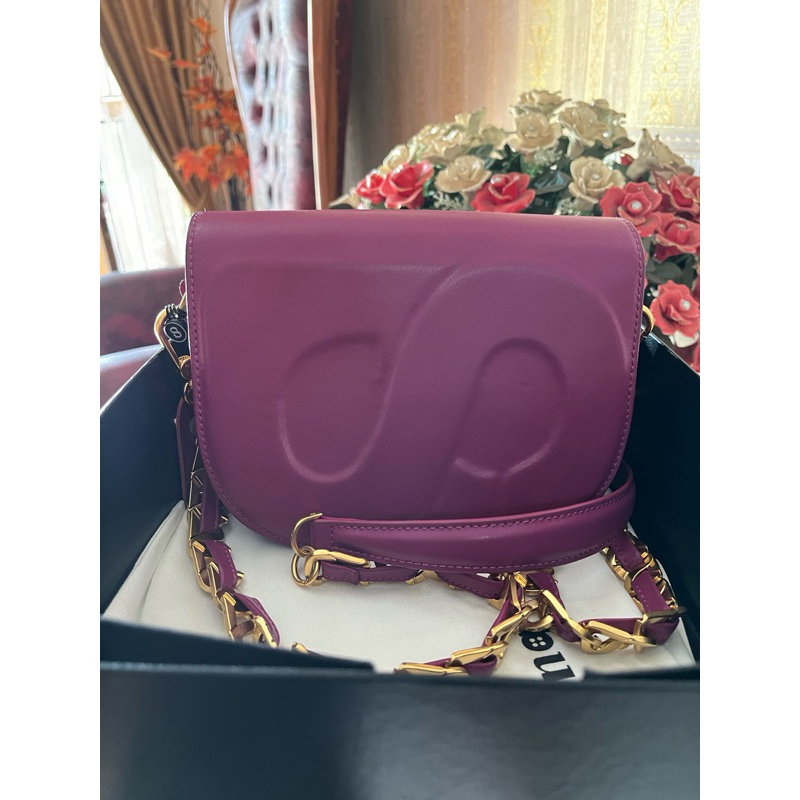 preloved jena  bag magenta  buttonscarves