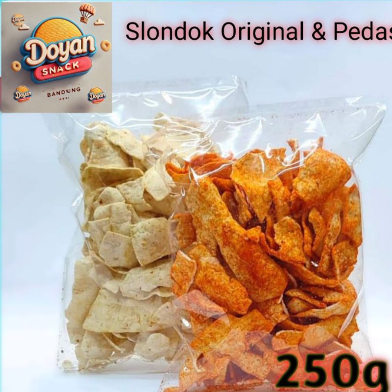 

Kerupuk Slondok Riki Asli Original dan Pedas Cimahi Pojok Bandung 250g