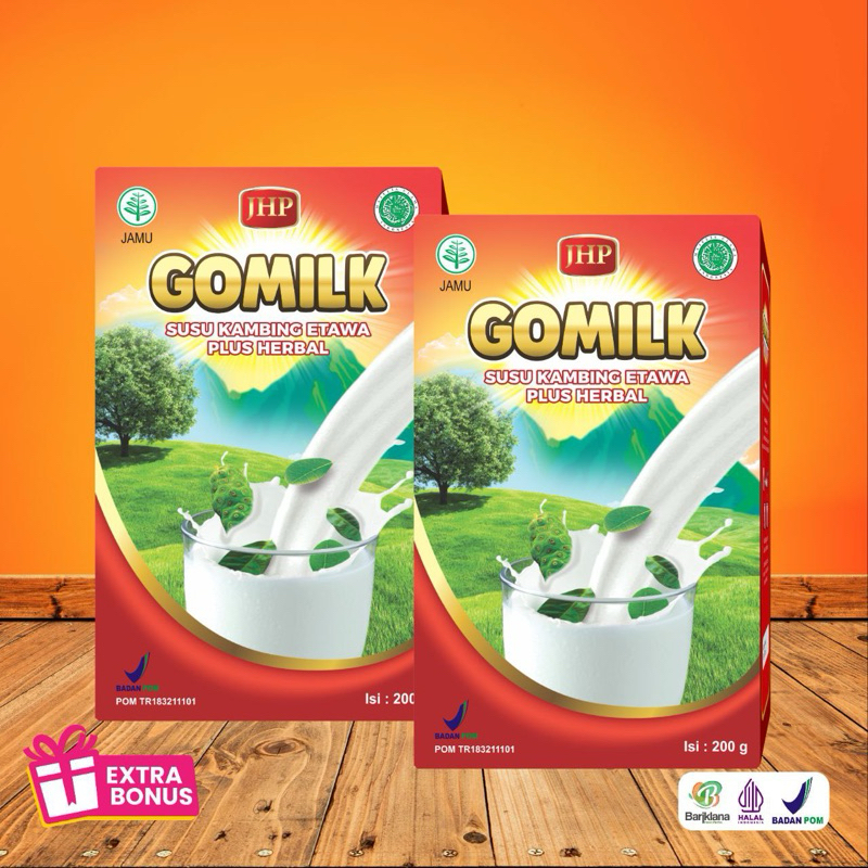 

[BARIKLANA] SUSU KAMBING ETAWA GOMILK 200gr - 2 box (Free gift)