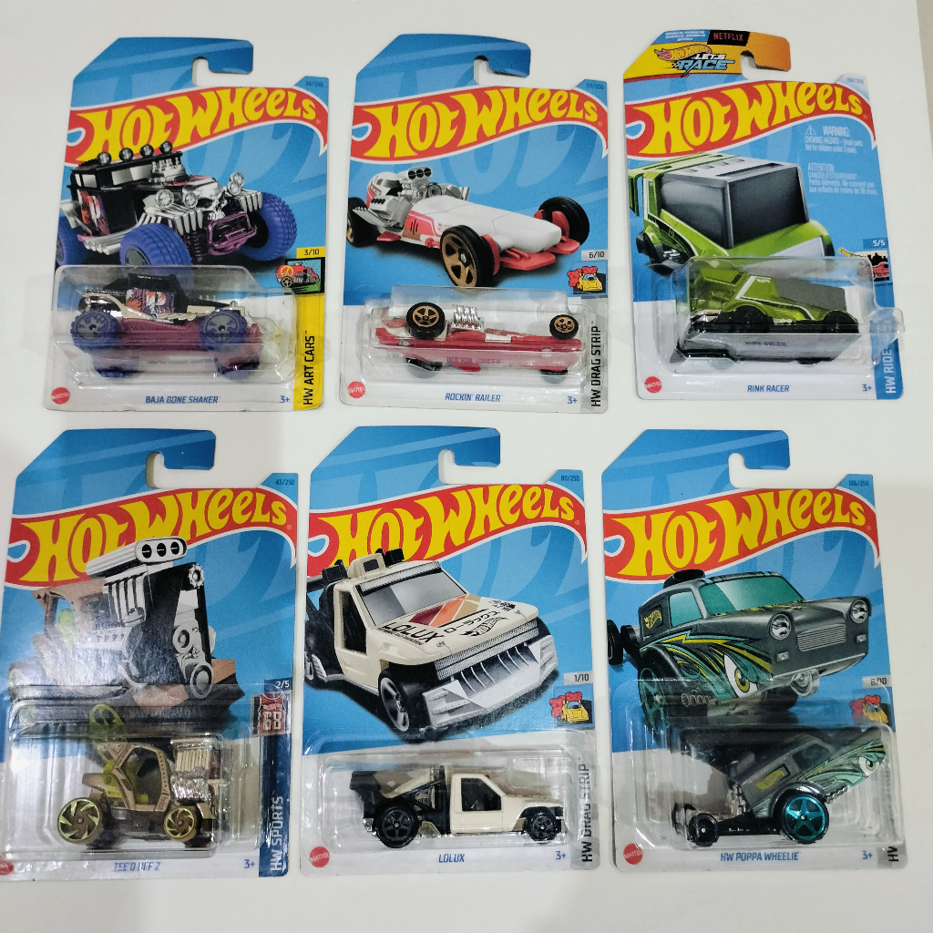 HOT WHEELS MURAH PAKET ISI 6 MOBIL