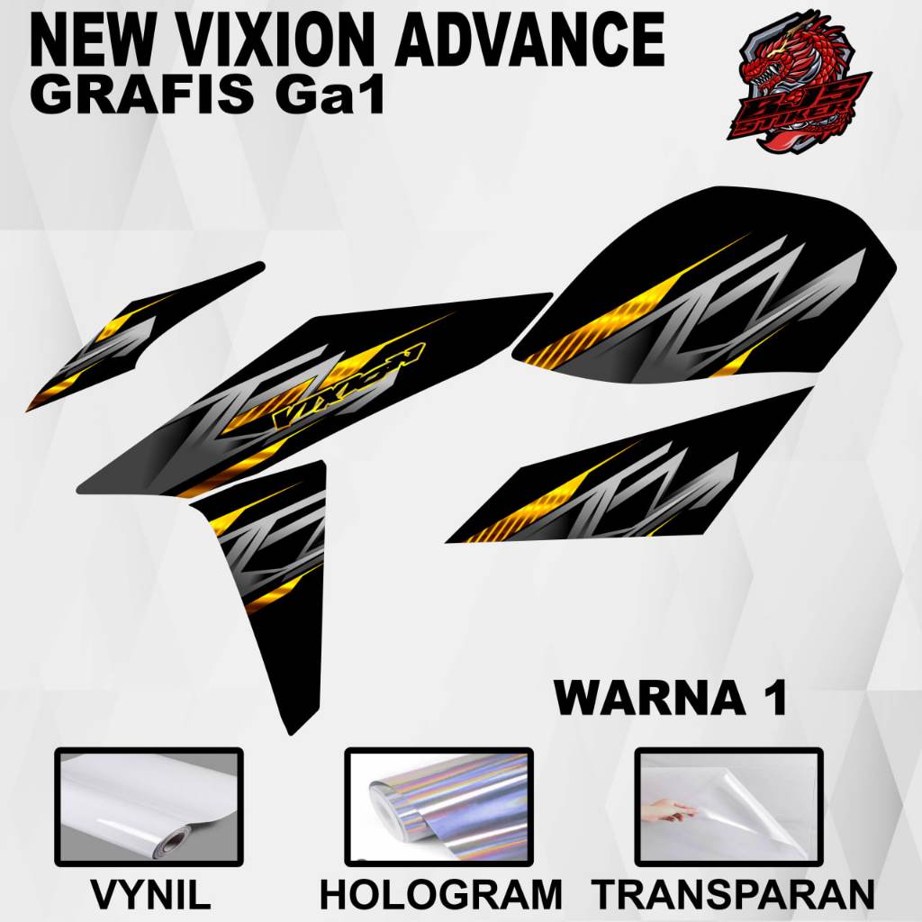 [COD] Stiker Sticker Striping NVA New Vixion Advance 2016 - Stiker Sticker Decal New Vixion Advance 