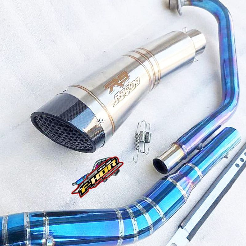 Knalpot RACING R9 H2 pnp motor ALL sport satria fu vixion JUPITER mx BYSON gsx SUPRA gtr verza dll